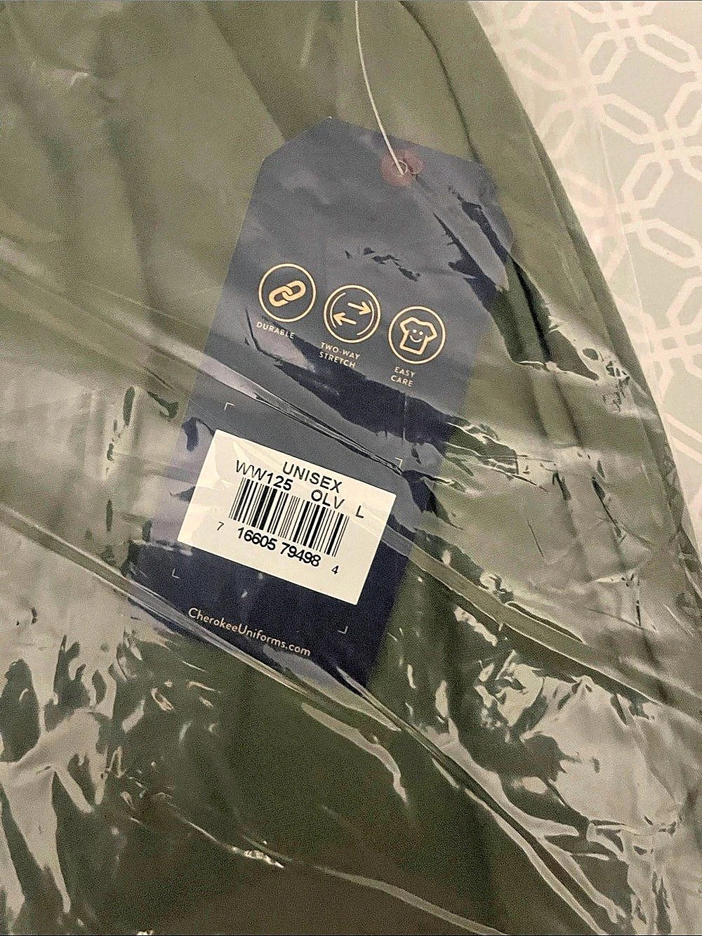 Cherokee scrub pant unisex in Green Size Large NWT